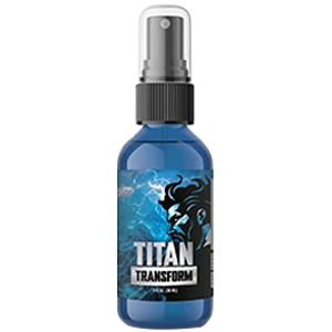 Titan Transform male vitality spray bottle